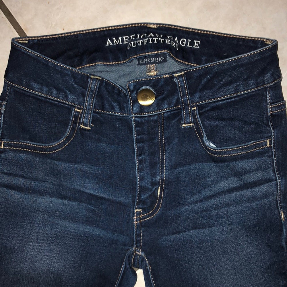Navy blue American Eagle jeans